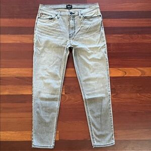 Womens 31 Hudson Blair High Rise Super Skinny Ankle Gray Stretch Jeans